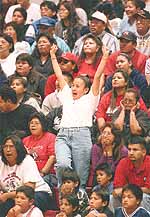 cheering fans